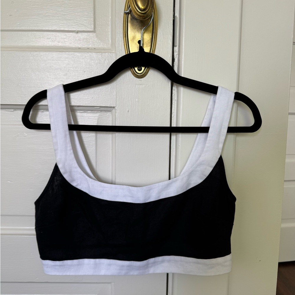 Reformation Robbie Linen Top